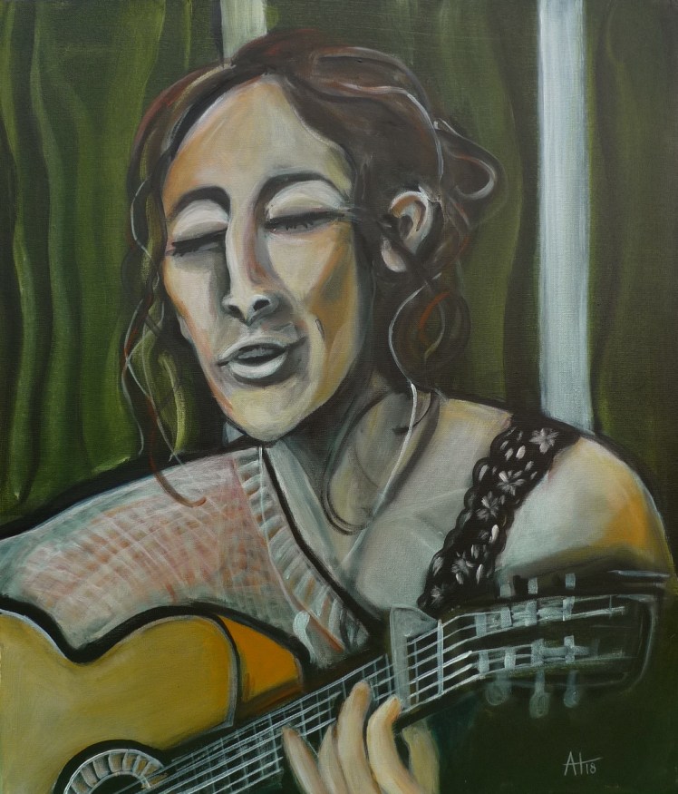 musikalische Begegnung-die saengerin