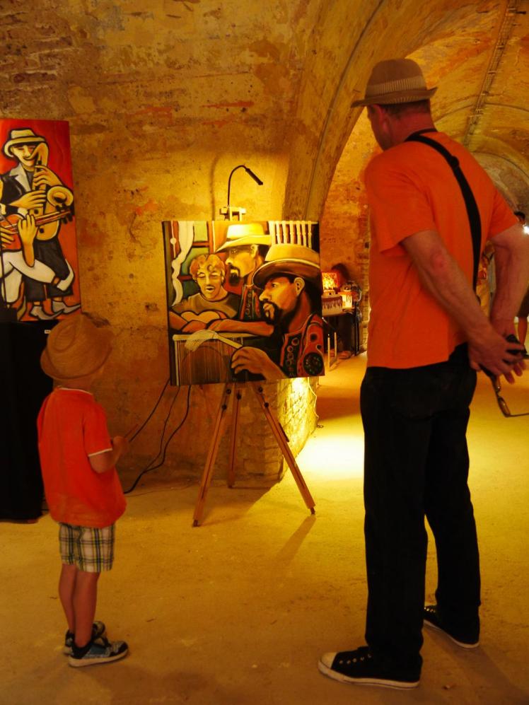 Glücksbringer vor meinem Bild - Foto: ©Axel Hühn 2019