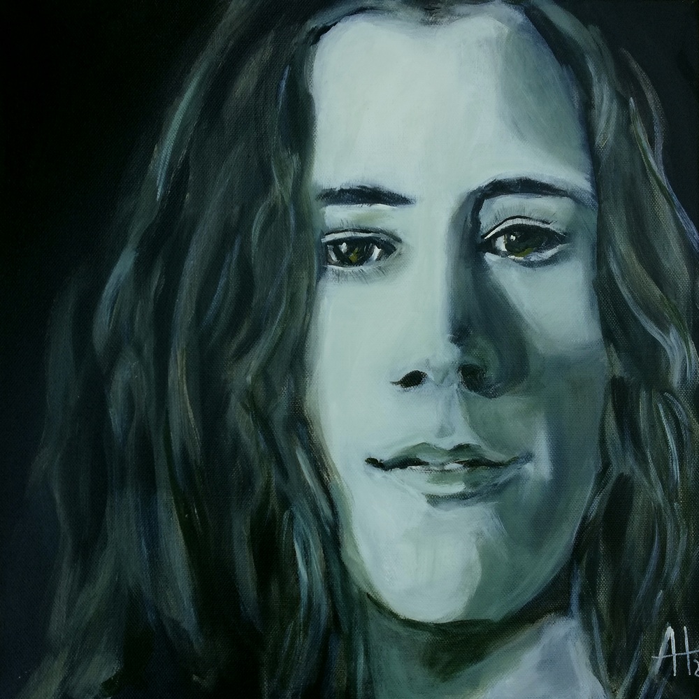 I think it`s Gabriella - Acryl auf LW, 40 x40 cm - © Anja Hühn2021