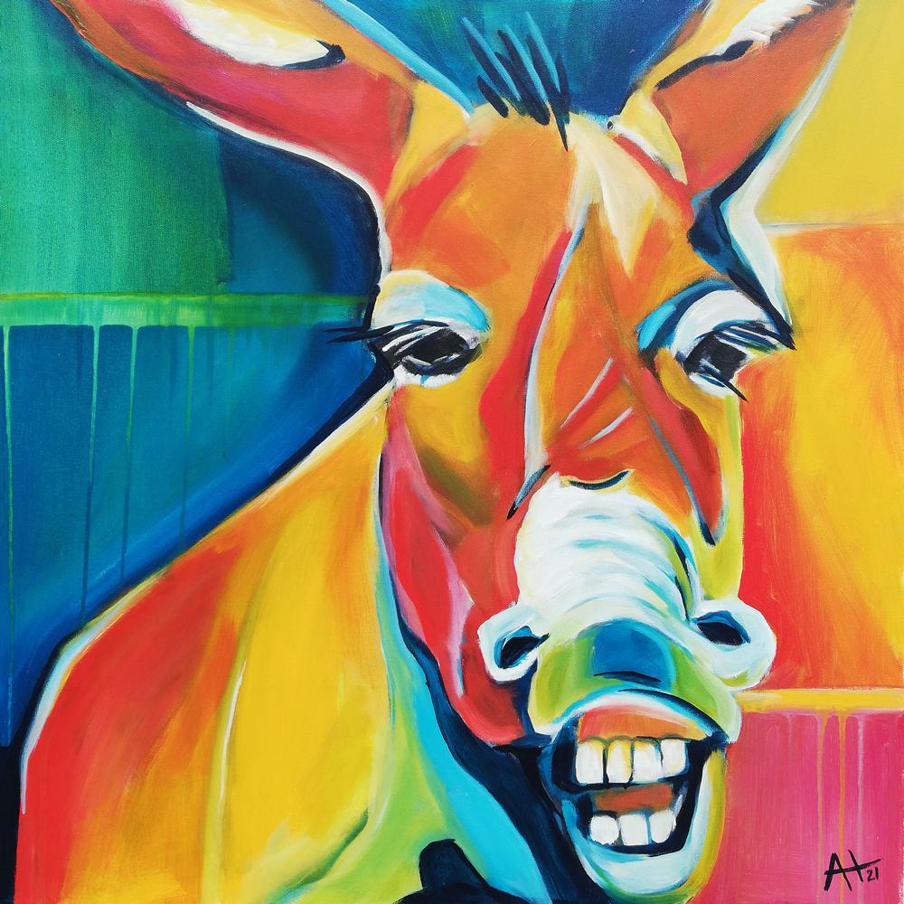 Pepino, 70 x 70 cm - © Anja Hühn 2021